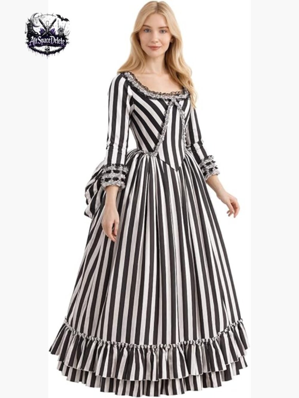 Gothic Victorian Bustle Gown Renaissance Cosplay Costume Dress Women's